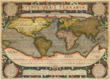 Typus Orbis Terrarum. From Theatrum Orbis Terrarum, 1572. Creator: Ortelius, Abraham (1527-1598)