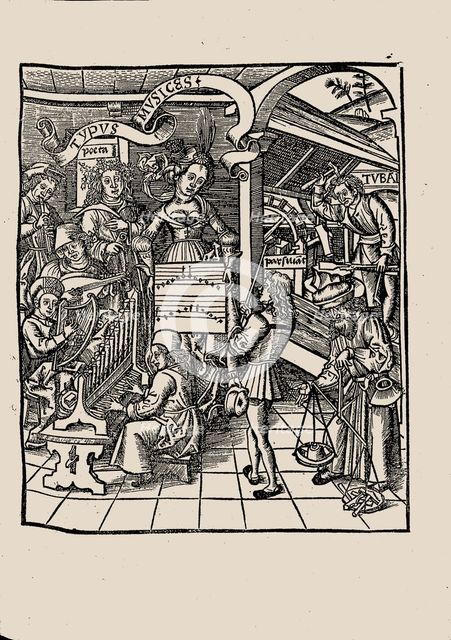 Typus Musices (The Musical Art). From: Aepitoma omnis philosophiae alias margarita phylosophica. Creator: Anonymous.