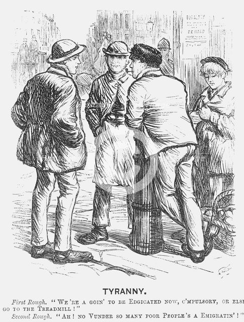 'Tyranny', 1870. Creator: Charles Samuel Keene.