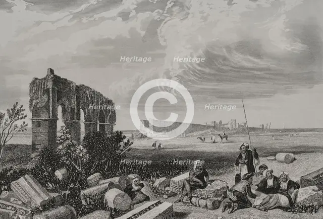 Tyre, (currently in Lebanese territory), 1840. Creator: Aubert.