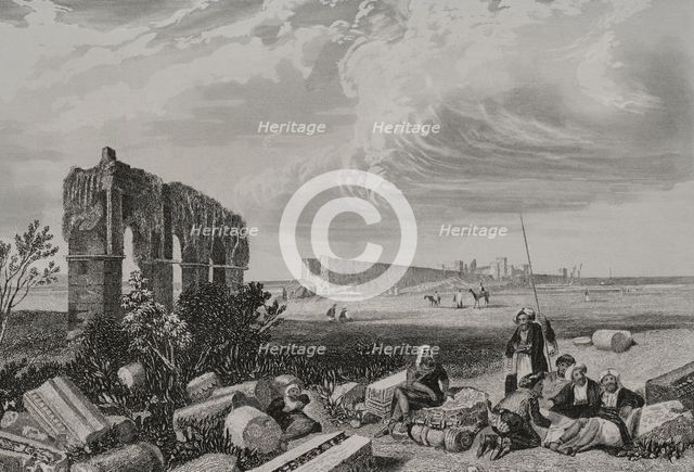 Tyre, (currently in Lebanese territory), 1840. Creator: Aubert.