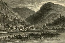 Tyrone Gap, View from the Bridge 1874. Creator: Adolf Closs