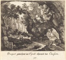 Tyrolean Landscape, 1681. Creator: Melchior Küsel