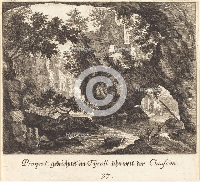 Tyrolean Landscape, 1681. Creator: Melchior Küsel.