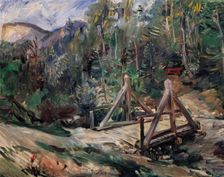 Tyrolean landscape with bridge, 1913. Creator: Lovis Corinth