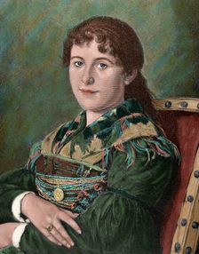 Tyrolean young girl, 1885. Creator: Richard Brend'amour