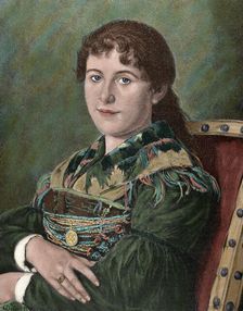 Tyrolean young girl, 1885. Creator: Richard Brend'amour