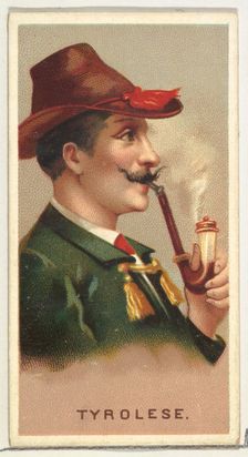 Tyrolese, from World's Smokers series (N33) for Allen & Ginter Cigarettes, 1888. Creator: Allen & Ginter