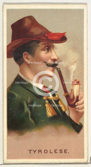 Tyrolese, from World's Smokers series (N33) for Allen & Ginter Cigarettes, 1888. Creator: Allen & Ginter.
