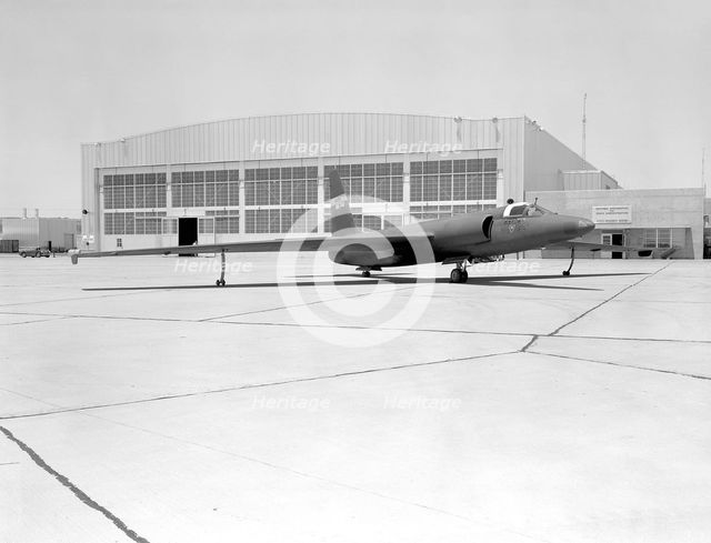U-2 spy plane with fictitious NASA markings, USA, 1960.  Creator: NASA.