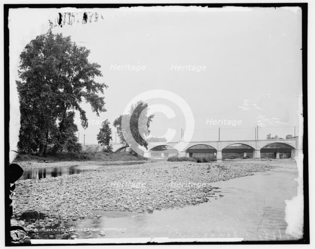 U. & M. V. Railway bridge, Herkimer, N.Y., between 1901 and 1906. Creator: Unknown.