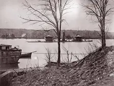 U.S. Monitor Onondaga, James River, 1861-65. Creator: Unknown