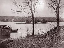 U.S. Monitor Onondaga, James River, 1861-65. Creator: Unknown