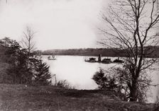 U.S. Monitor Onondaga, James River, 1861-65. Creator: Unknown