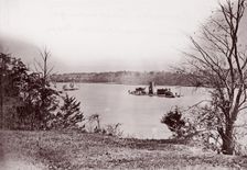 U.S. Monitor Onondaga, James River, 1861-65. Creator: Unknown