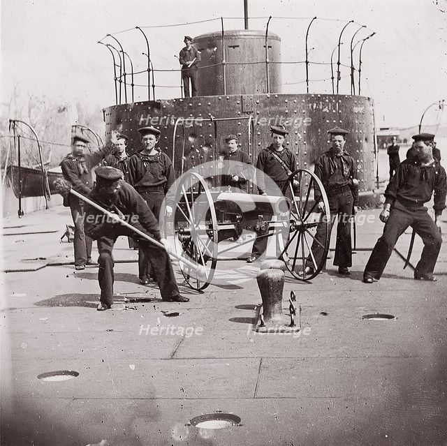 U.S. Monitor Lehigh, James River, 1861-65. Creator: Unknown.