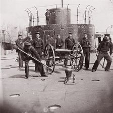 U.S. Monitor Lehigh, James River, 1861-65. Creator: Unknown