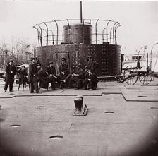 U.S. Monitor Lehigh, James River, 1861-65. Creator: Unknown