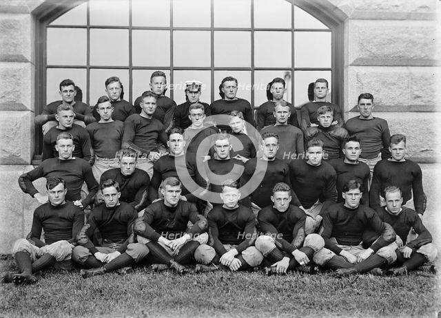 U.S. Naval Academy Football Team, 1911. Creator: Harris & Ewing.