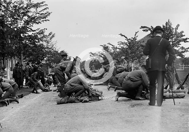 U.S. Army Inspection, 1910. Creator: Harris & Ewing.