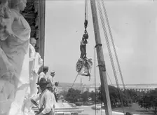 U.S. Capitol - Pediment On House Front; Sculpture By Paul Bartlett, 1916. Creator: Harris & Ewing