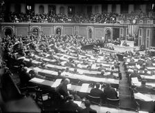 U.S Congress. - Counting The Electoral Vote, 1913. Creator: Harris & Ewing