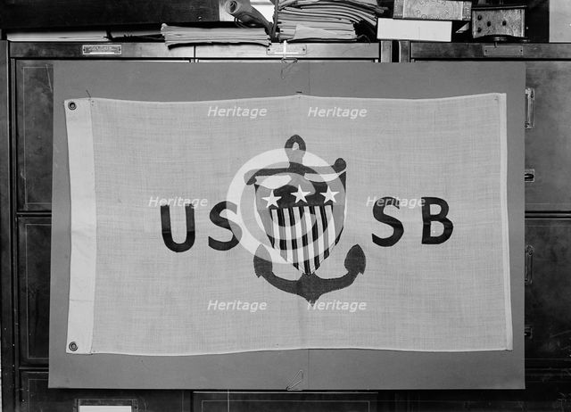 U.S. Emblem For Shipping Board, 1918. Creator: Harris & Ewing.
