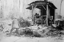 U.S. foresters in France, 1917 or 1918. Creator: Bain News Service