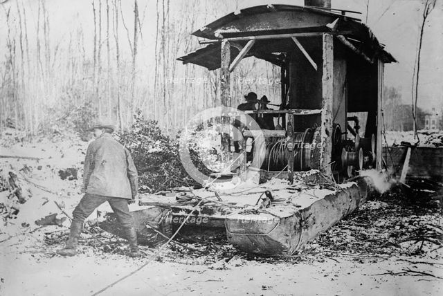 U.S. foresters in France, 1917 or 1918. Creator: Bain News Service.
