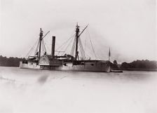 U.S. Gunboat "Mendota", James River, 1861-65. Creator: Unknown