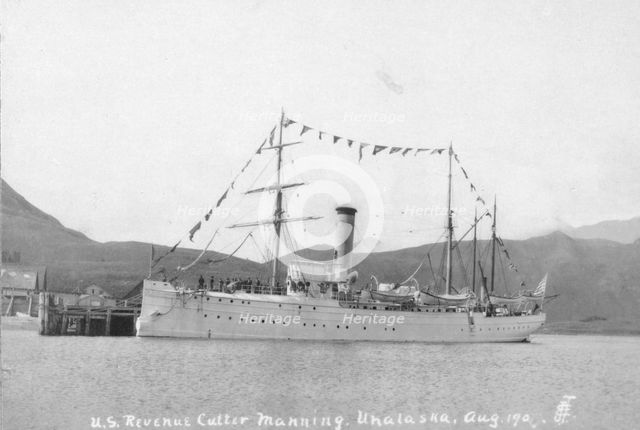 U.S. Revenue cutter "Manning", 1908. Creator: Unknown.