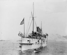 U.S.S. Columbia, between 1894 and 1901. Creator: Unknown