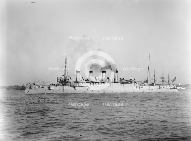 U.S.S. Columbia, between 1894 and 1901. Creator: Unknown.