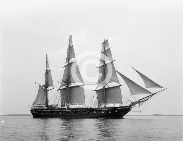U.S.S. Constellation, between 1890 and 1901. Creator: Unknown.