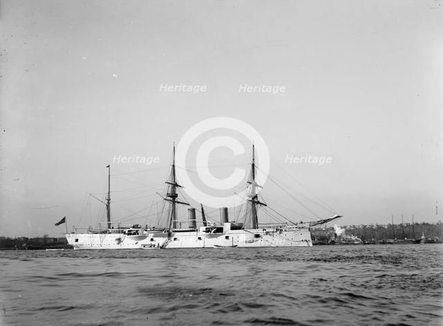 U.S.S. Chicago, between 1890 and 1901. Creator: Unknown.