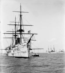 U.S.S. Chicago, between 1890 and 1901. Creator: Unknown