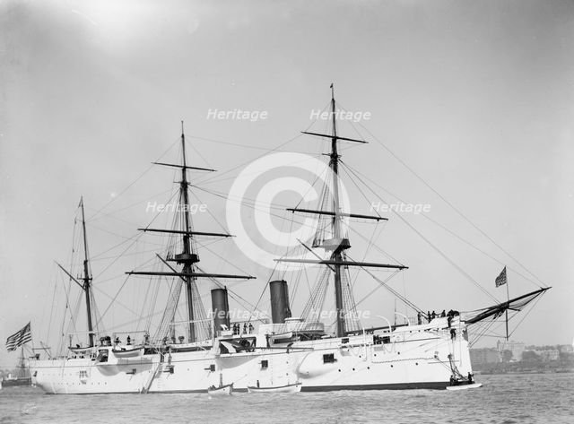 U.S.S. Chicago, between 1890 and 1901. Creator: Unknown.