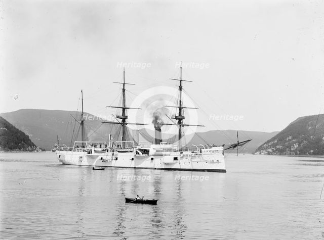 U.S.S. Chicago, between 1890 and 1901. Creator: William H. Jackson.