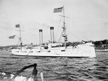 U.S.S. Chicago, Dewey Naval Parade, 1899 Sept 29. Creator: Unknown