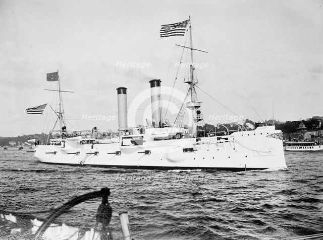 U.S.S. Chicago, Dewey Naval Parade, 1899 Sept 29. Creator: Unknown.