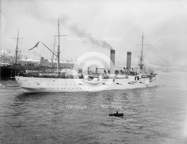 U.S.S. Chicago remodeled, between 1895 and 1901. Creator: Unknown.