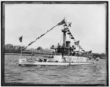 U.S.S. Amphitrite, 1897 April 27. Creator: Edward H Hart