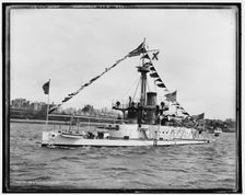 U.S.S. Amphitrite, 1897 April 27. Creator: Edward H Hart