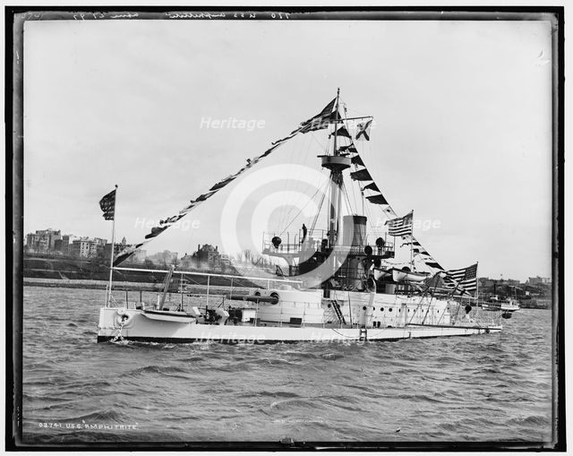 U.S.S. Amphitrite, 1897 April 27. Creator: Edward H Hart.