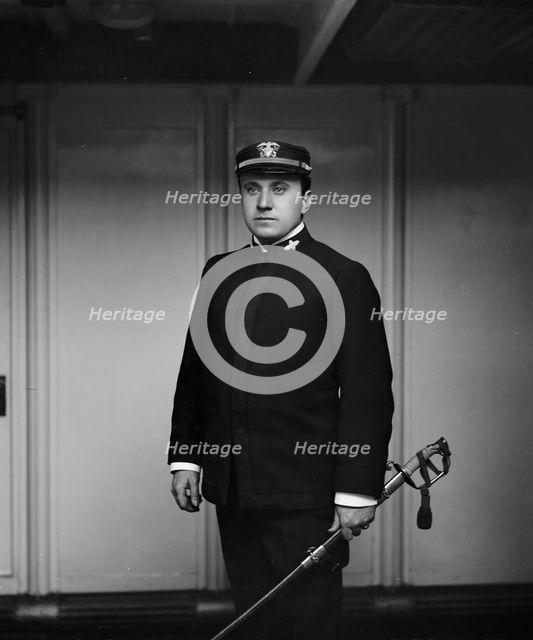 U.S.S. Brooklyn, Asst. Engineer Ryan, between 1896 and 1901. Creator: Unknown.