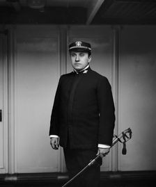 U.S.S. Brooklyn, Asst. Engineer Ryan, between 1896 and 1901. Creator: Unknown