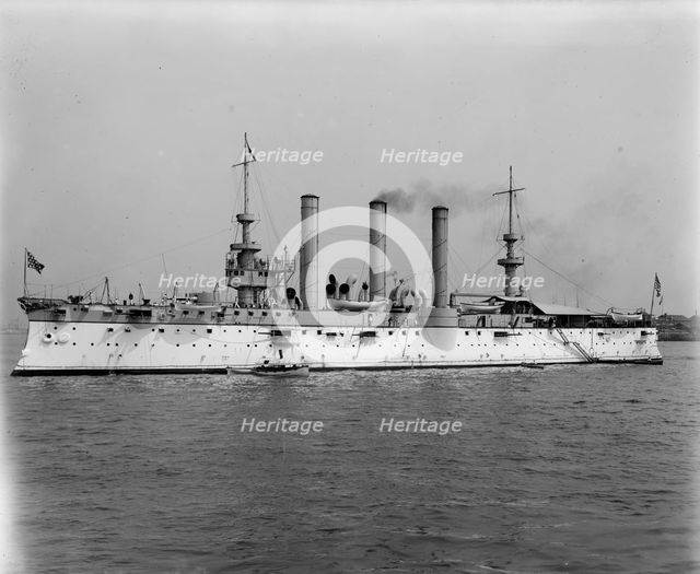 U.S.S. Brooklyn, between 1896 and 1901. Creator: Unknown.