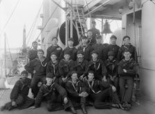 U.S.S. Brooklyn, berth deck cooks, between 1896 and 1899. Creator: Unknown