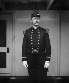 U.S.S. Brooklyn, Ensign Webster, between 1896 and 1899. Creator: Unknown