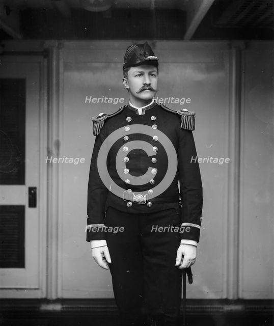 U.S.S. Brooklyn, Ensign Webster, between 1896 and 1899. Creator: Unknown.